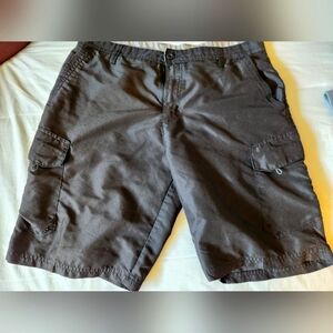Burnside Dark Cargo Shorts for Men